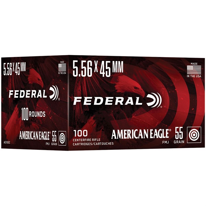 FED AM EAGLE 556NATO 55GR FMJ 20/500