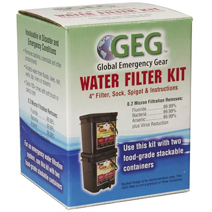 GEG™ GLOBAL EMERGENCY GEAR WATER FILTER