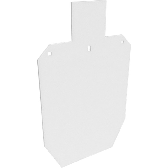 B/C FULL IPSC SILHOUETTE TARGET WHT