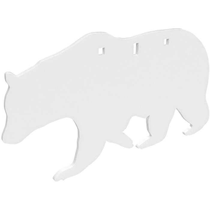 BIRCHWOOD CASEY AR500 38'' SILHOUETTE  3HOLE  BEAR