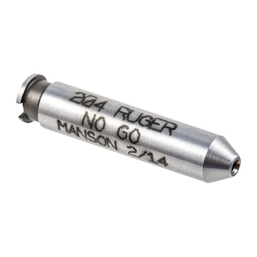 MANSON PRECISION 204 RUGER NO-GO GAUGE HEADSPACE GAUGE STEEL