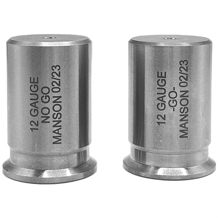 MANSON PRECISION 12 GAUGE NO GO GAUGE