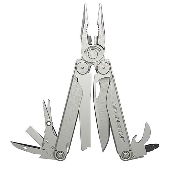 Leatherman 832930 Curl Multitool Stainless Steel 15-in-1