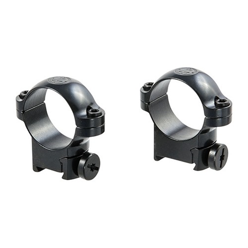 Leupold 2-Piece Solid Steel Ringmounts - Sako 1 Medium Gloss Black