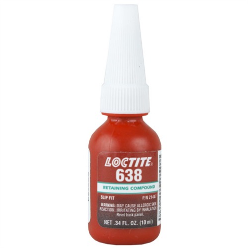 LOCTITE #638 RETAINING COMPOUND 0.34 FL OZ