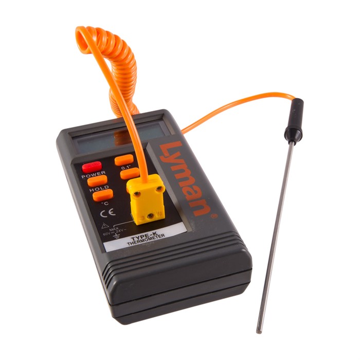 Lyman Digital Lead Thermometer - Fast and Accurate, 6" Long Probe, Easy to Read Display - Lyman