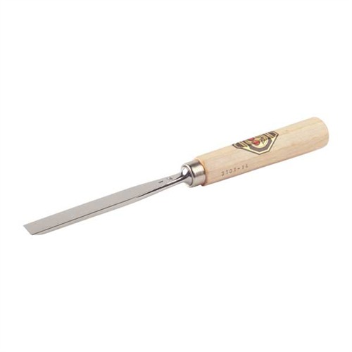 BROWNELLS CHISEL STRAIGHT WITH WOOD HANDLE 14MM