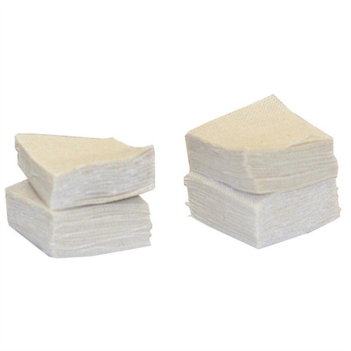 BROWNELLS MIL-SPEC COTTON PATCHES 1.25" SQUARE .22 CAL 1000 PACK