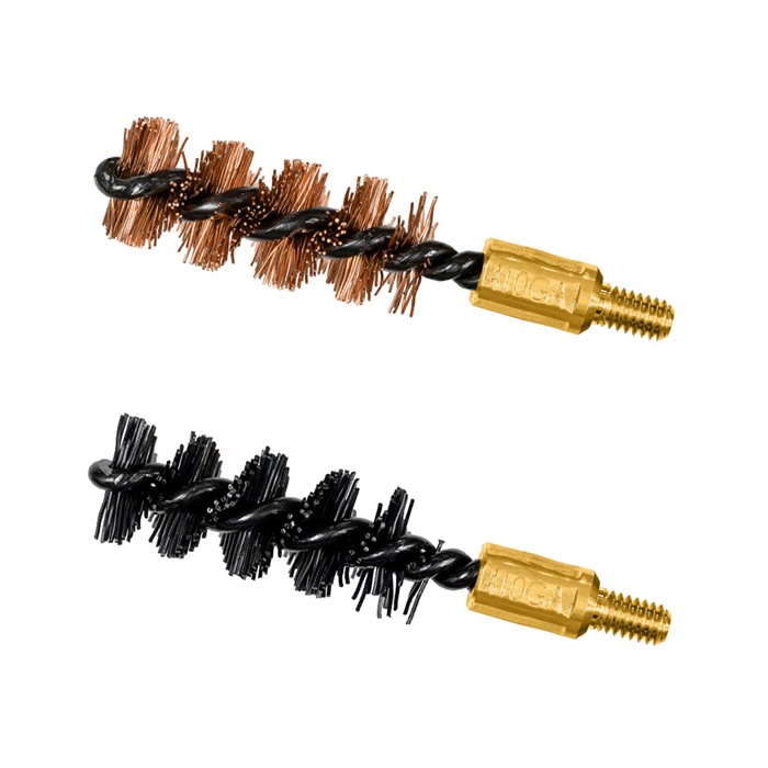 BORE BRUSH 2PK NYLON/BRONZE