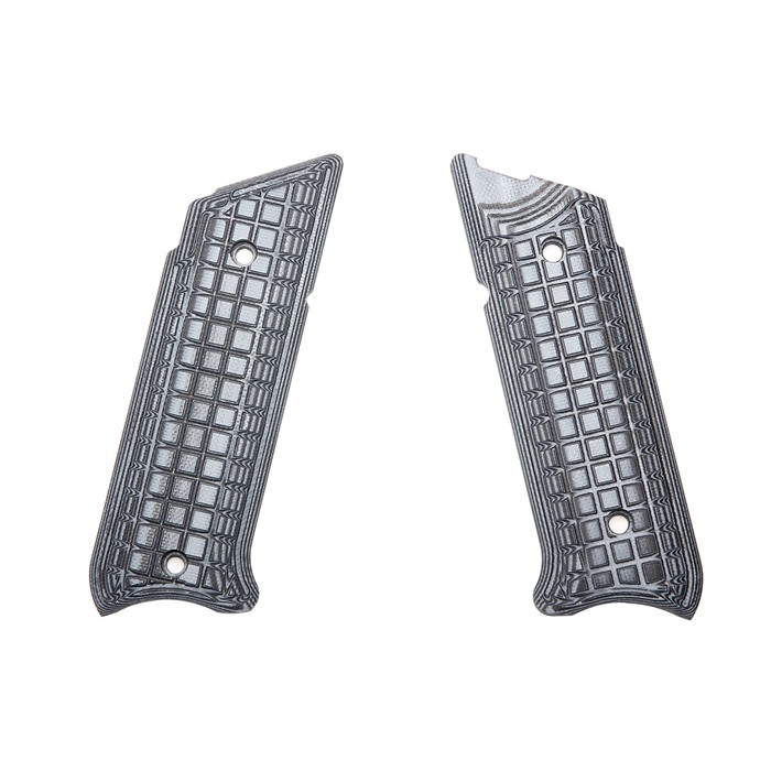 Pachmayr 61075 Tactical Grip Grappler Texture Black & Gray G10 Panels for Ruger MKIV