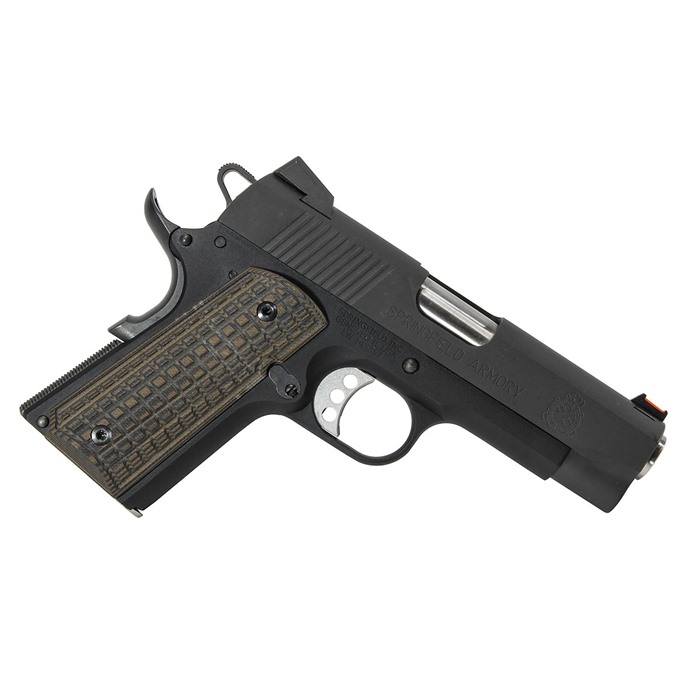 Pachmayr 61150 1911 Officer G10 Grips Green/Black Grappler