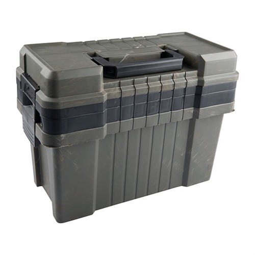 Plano 181601 Shooter's Box, Camo Swirl, 18"x9"x13.5", Lift-Out Trays