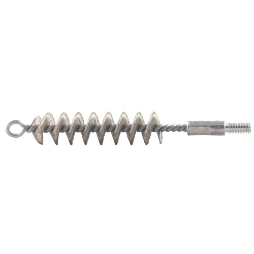 Hoppe's .38/.357/9mm Caliber Handgun Tornado Bore Brush Stainless Steel - Hoppe's - 38/357 CALIBER
