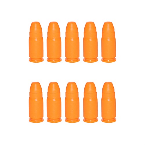 Precision GUN SPECIALTIES 357 SIG ORANGE DUMMY ROUNDS 10/PACK