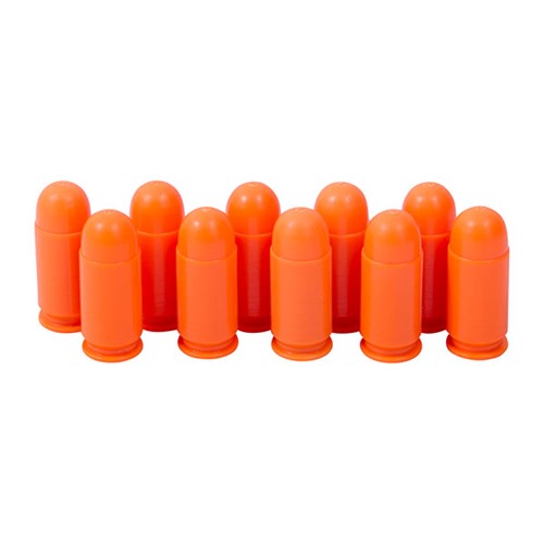 Precision GUN SPECIALTIES 9MM MAKAROV ORANGE DUMMY ROUNDS 10/PACK