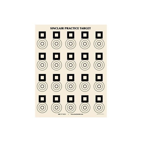 SINCLAIR INTERNATIONAL BRENCHREST PRACTICE TARGETS 25 PACK