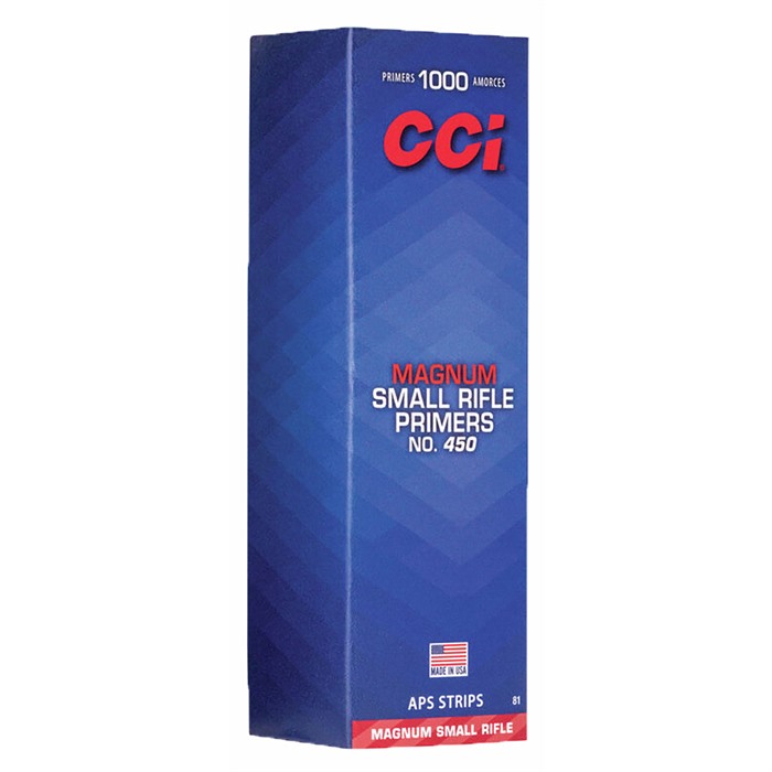 CCI #450 Small Rifle Magnum Primers 1000/Box