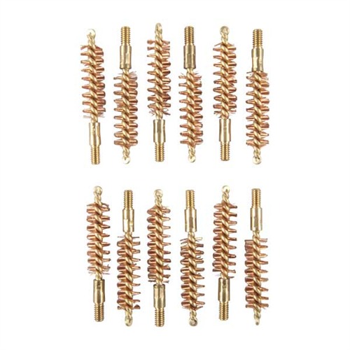 Sinclair INTERNATIONAL BRONZE PISTOL BRUSH 9MM/38/357 CALIBER 8-32M 12 PACK