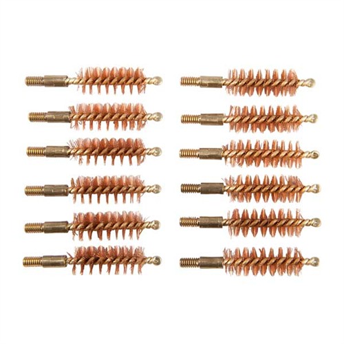 SINCLAIR INTERNATIONAL BRONZE PISTOL BRUSH 10MM/40/41 CALIBER 8-32M 12 PACK