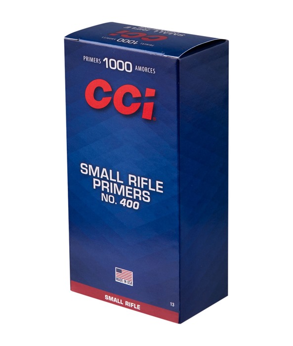 CCI Standard 400 Small Rifle Primer 100ct - Clean & Reliable for Accurate Handloads