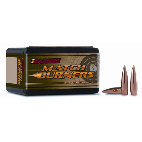 MATCH BURNER 30 CAL (.308”) HOLLOW POINT BOAT TAIL RIFLE BULLETS MATCH BURNER 30 CAL (.308”) HOLLOW POINT BT 155GR 100/BOX