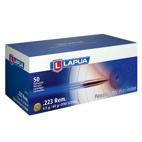 Lapua 223 REMINGTON 69GR OPEN TIP MATCH 50/BOX
