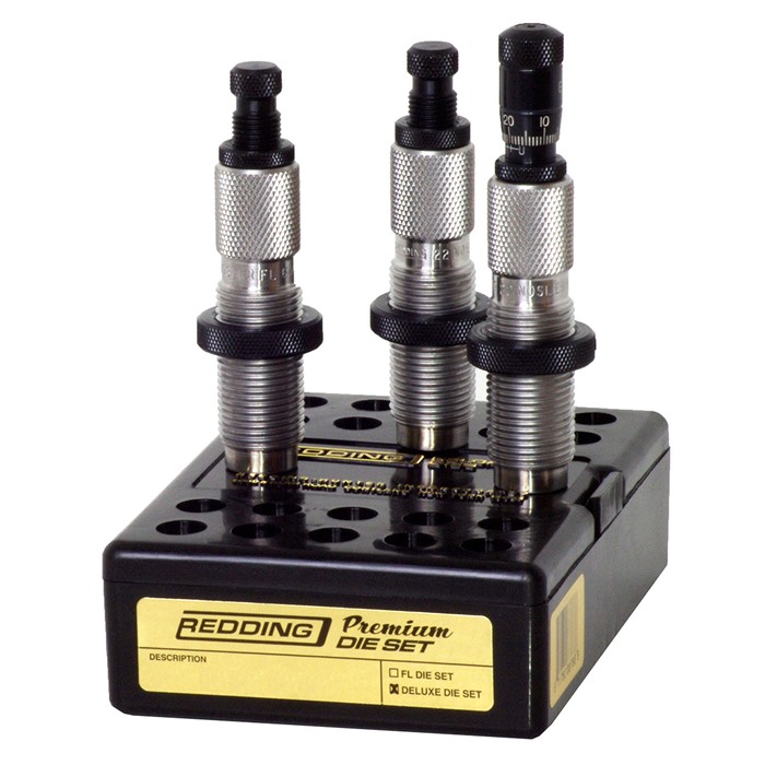 Redding 68446 6.5 Creedmoor Premium Deluxe Die Set - Redding Reloading Equipment - 6.5 CREEDMOOR