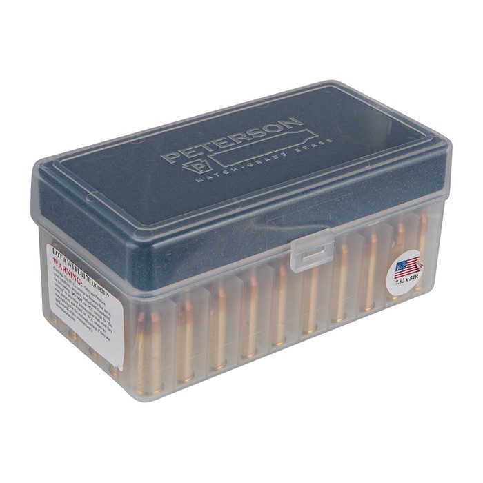 Peterson PCC762X54R50 7.62x54R Brass 50/Box
