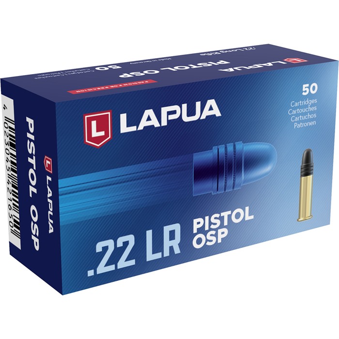 Lapua 22 LONG RIFLE 40GR LEAD ROUND NOSE 50/BOX
