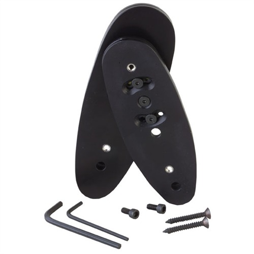 JONES BUTT PLATE STOCK ADJUSTER BLACK ALUMINUM