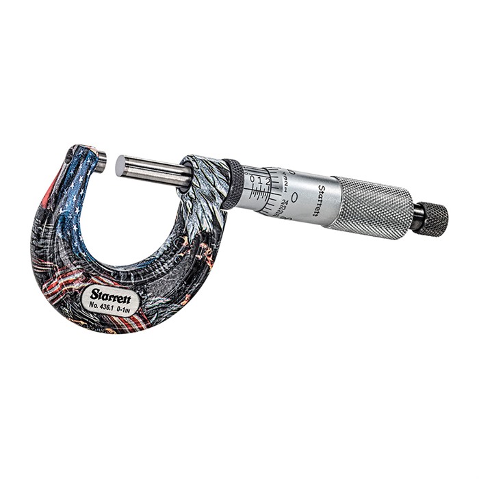 Starrett APT436.1XRL-1 0-1" American Pride Micrometer