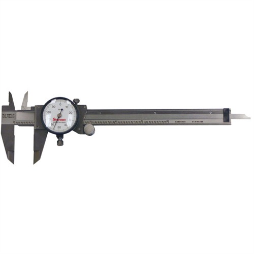 Starrett 120 6" White Face Dial Caliper