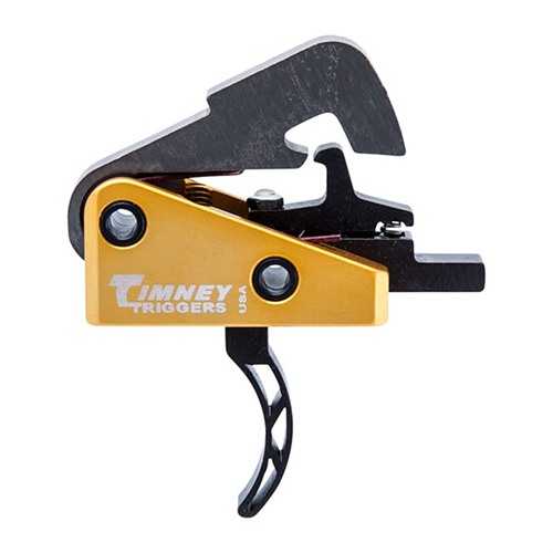 Timney 671 AR-10 4LB Skeletonized Trigger, Small Pin, Black Oxide Finish