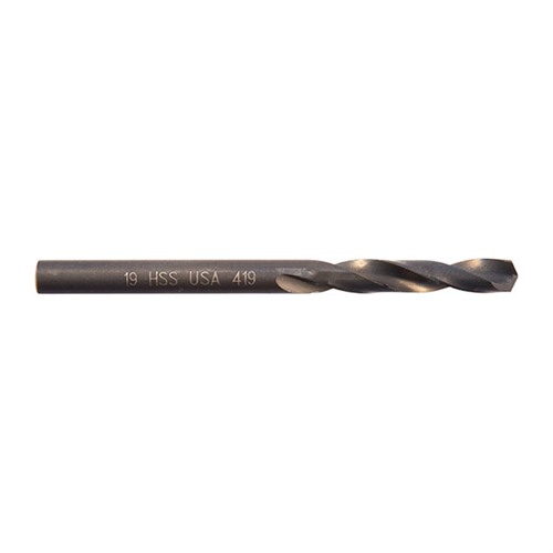 Triumph TWIST DRILL CO. SHORT LENGTH WIRE GAUGE DRILL 19S (0.166") DIAMETER