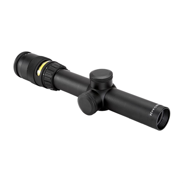 Trijicon 200070 AccuPoint 1-4x24mm SFP Amber Duplex Riflescope Black