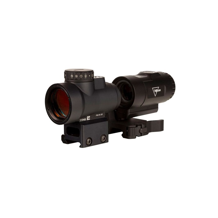 MRO HD 1X25 RED DOT SIGHT W/3X MAGNIFIER COMBO BLACK | Stay