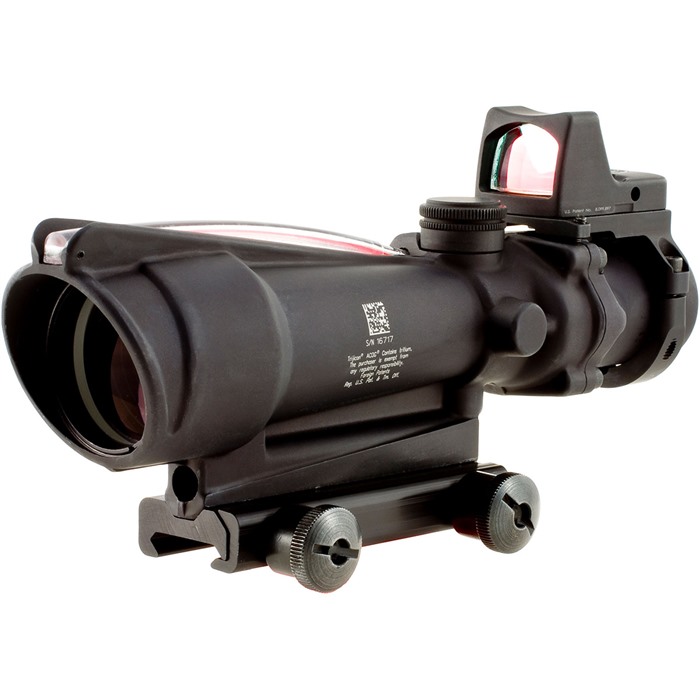 Trijicon ACOG 3.5x35 Scope Red Crosshair Reticle .223 Caliber TA51 Mount Bl