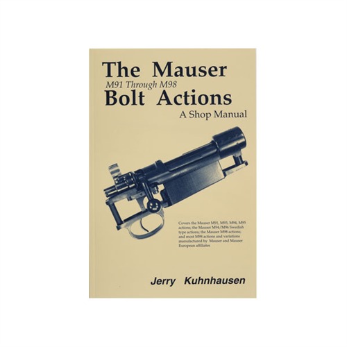 Heritage Gun Books MA1 Mauser M91-M98 Bolt Actions Shop Manual