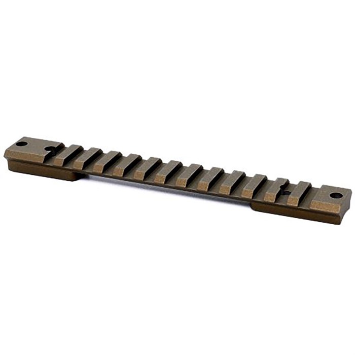Warne 7674BB20MOA Mountain Tech 20MOA Rail Remington 700 LA Burnt Bronze