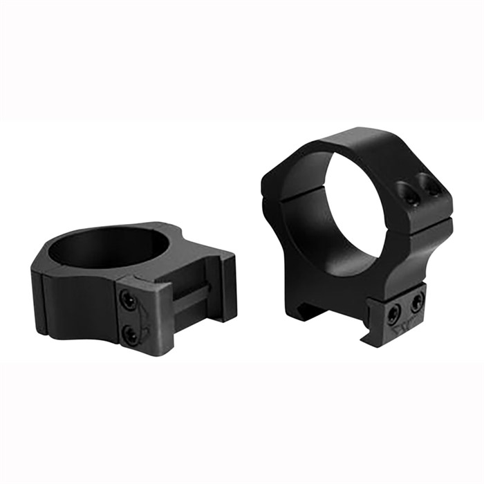 WARNE MFG. COMPANY 1" MEDIUM HORIZONTAL RINGS MATTE BLACK