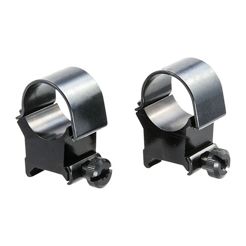 Weaver Mounts 49080 Top Mount Scope Ring Set Black Aluminum 1" Tube Extra High Quick Detach