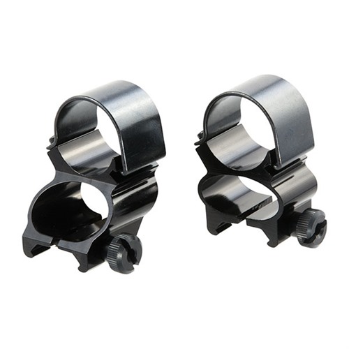 Weaver Mounts 49512 See-Thru Scope Ring Set Black Steel 1" Tube Extended Detachable