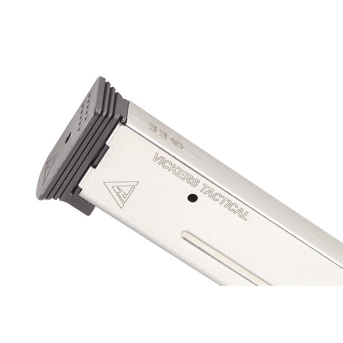 Wilson Combat 800-9 1911 ETM-V Vickers 9mm 10-Round Magazine Silver