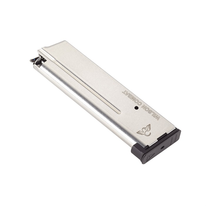 Wilson Combat 800-9A 1911 ETM-V 9mm 10-Round Mag Silver Alum Base