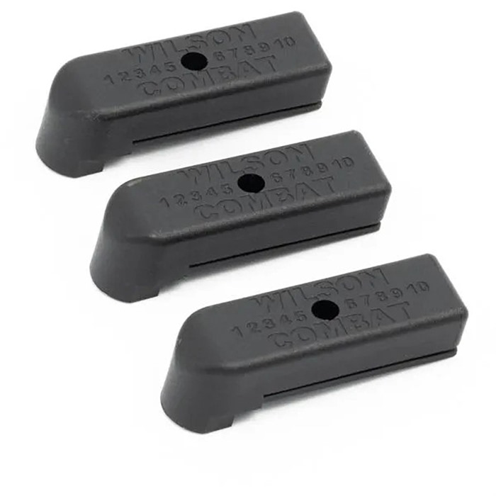 Wilson Combat 1911 Standard .350 Black Base Pad 47BN - Polymer Construction, 3 Pack