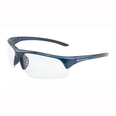 S&W CORPORAL BLUE FRAME/CLEAR LENS GLASSES-img-1