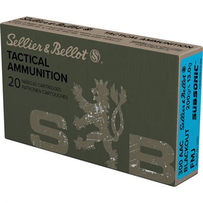 Tactical 300 Aac Blackout 200GR Subsonic FMJ 20/BOX
