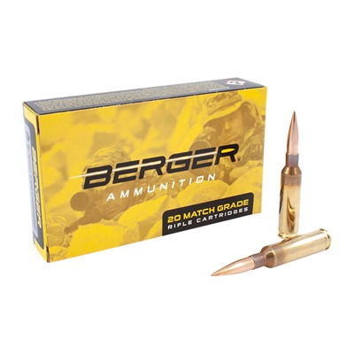 ger Bullets 31021 Tactical Rifle 6.5 Creedmoor 130 Gr Hybrid Open Tip Match 20 Per Box/ 10 Cs Ammo