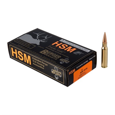  BER308168VLD Trophy Gold Berger Hunting VLD Match 168 Grain .308 Win / 7.62x51mm 2740 Fps Ammo