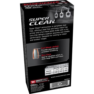 chester W45LF Super Clean Lead Free Full Metal Jacket 165 Grain .45 ACP/Auto 1100 Fps Ammo